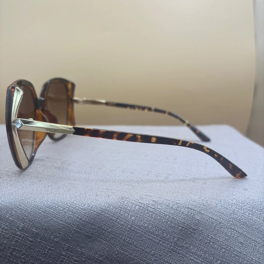 Unbranded Oversized Square Sunglasses Women OS Tortoise Excellent Retro